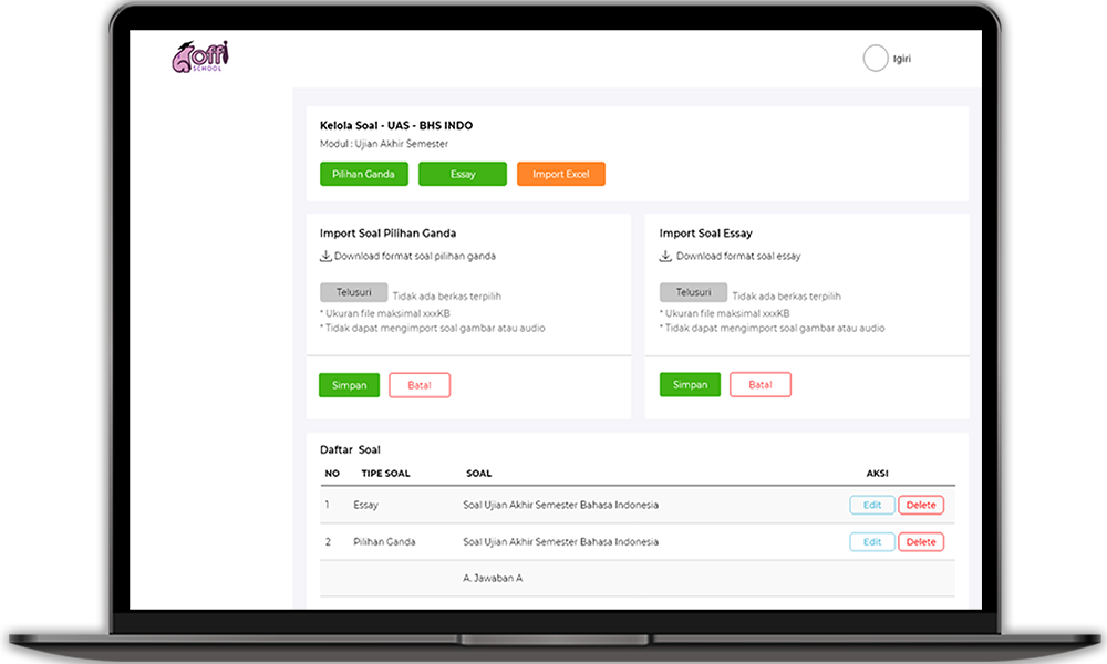 gambar demo goffi school